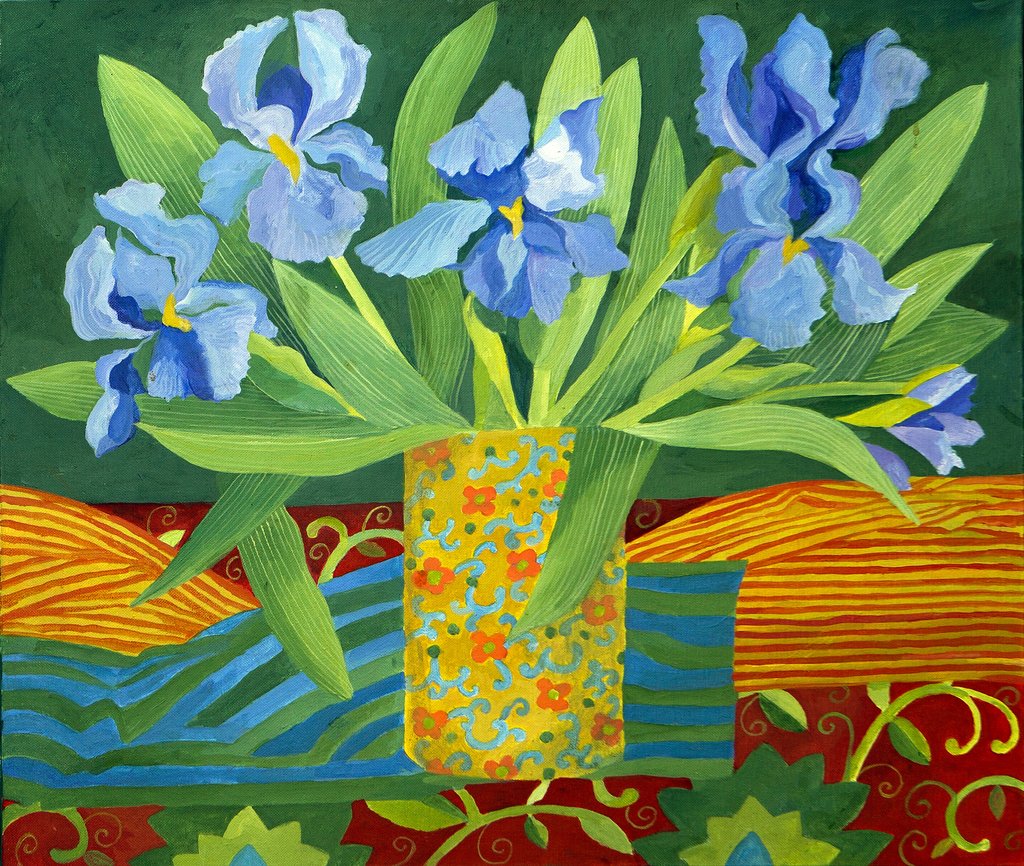 Detail of Iris, 2014 by Jennifer Abbott