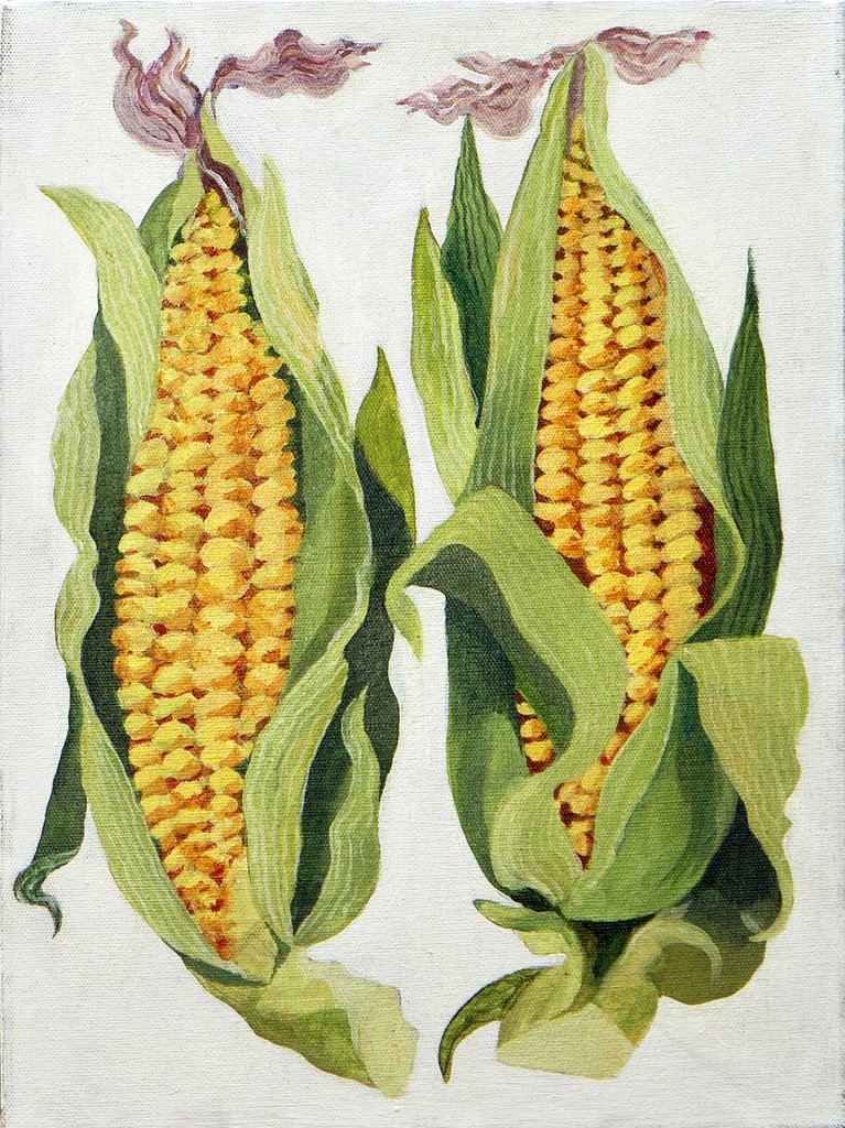 Detail of Sweetcorn, 2013 by Jennifer Abbott