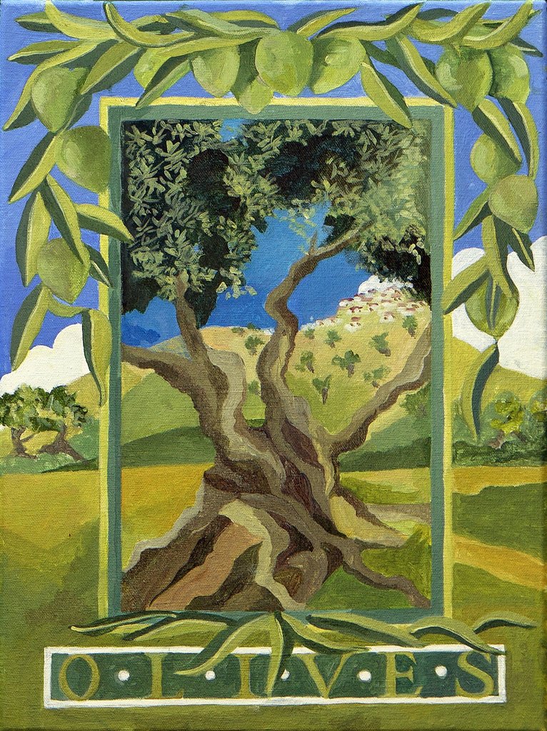 Detail of Green Olives, 2014 by Jennifer Abbott