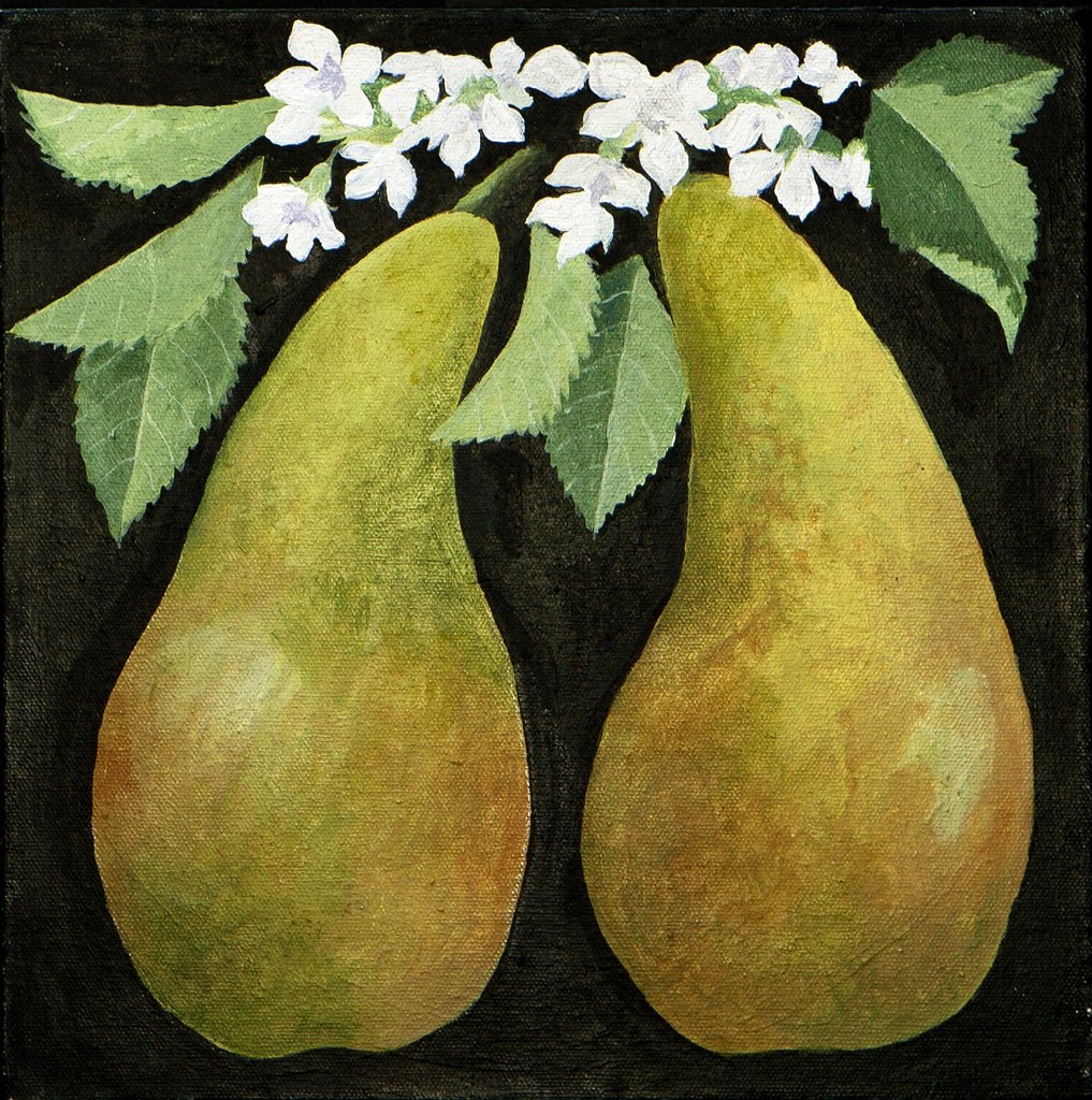Detail of Pears, 2013 by Jennifer Abbott