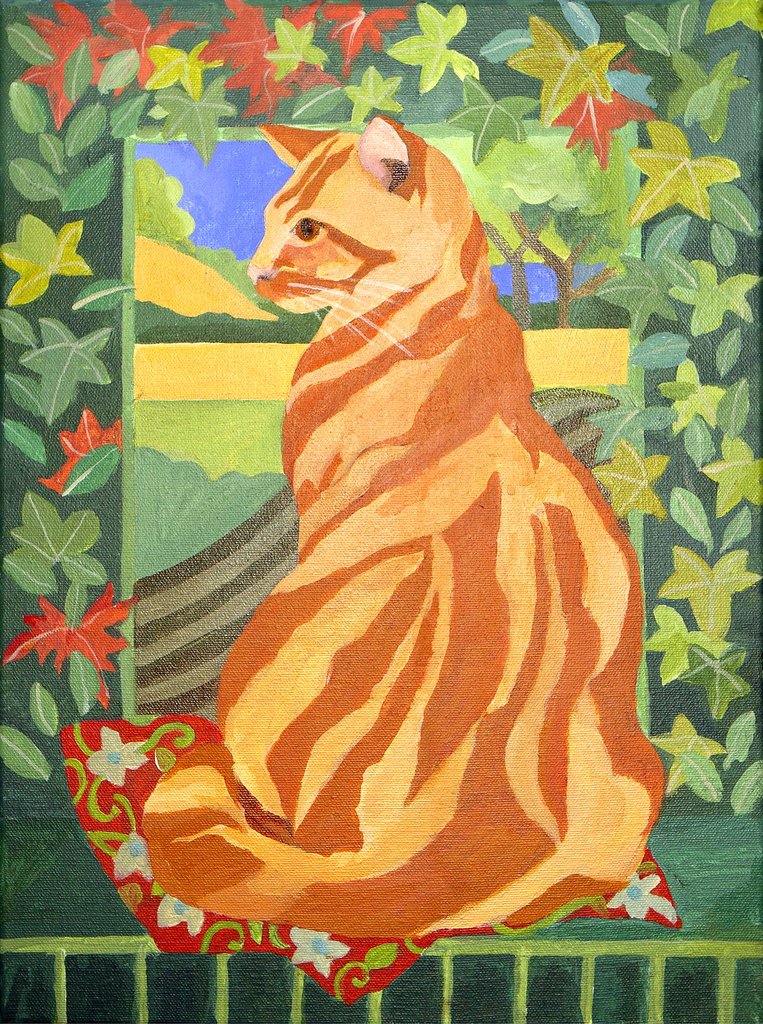 Detail of Cat 1, 2014 by Jennifer Abbott