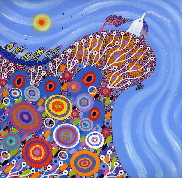 Detail of The Very Precarious Sheep, 2014 by David Newton