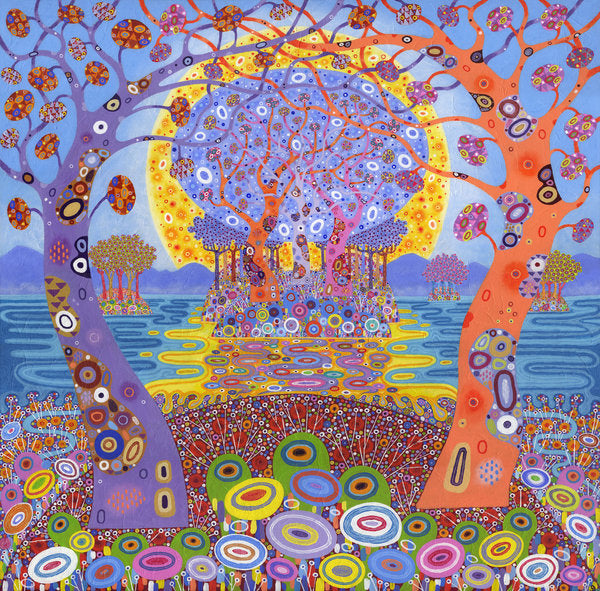 Detail of Return To The Welcome Hills, 2014 by David Newton