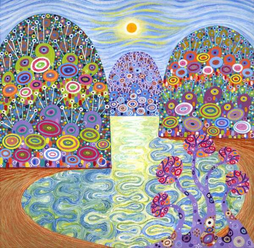 Detail of Secret Lagoon, 2016 by David Newton