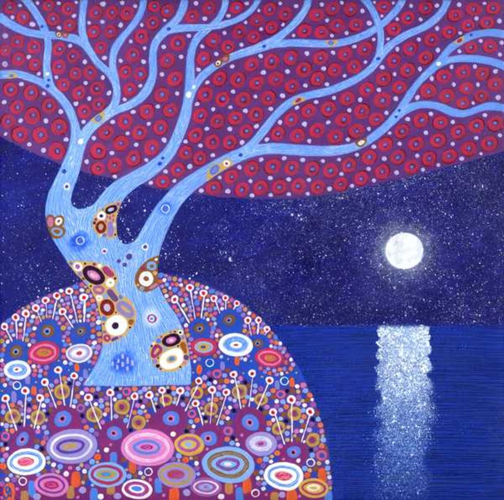 Detail of Midnight Moon, 2016 by David Newton