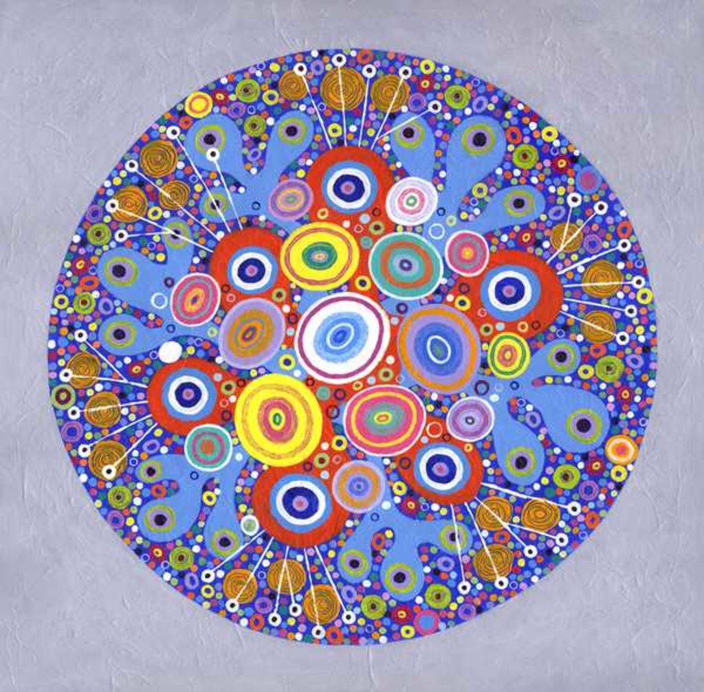 Detail of Mandala 1, 2016 by David Newton
