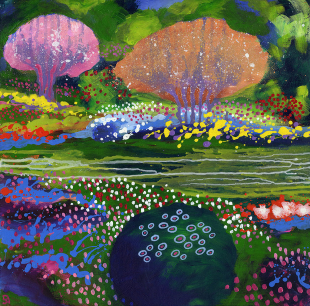 Detail of Bee Garden, 2017 by David Newton