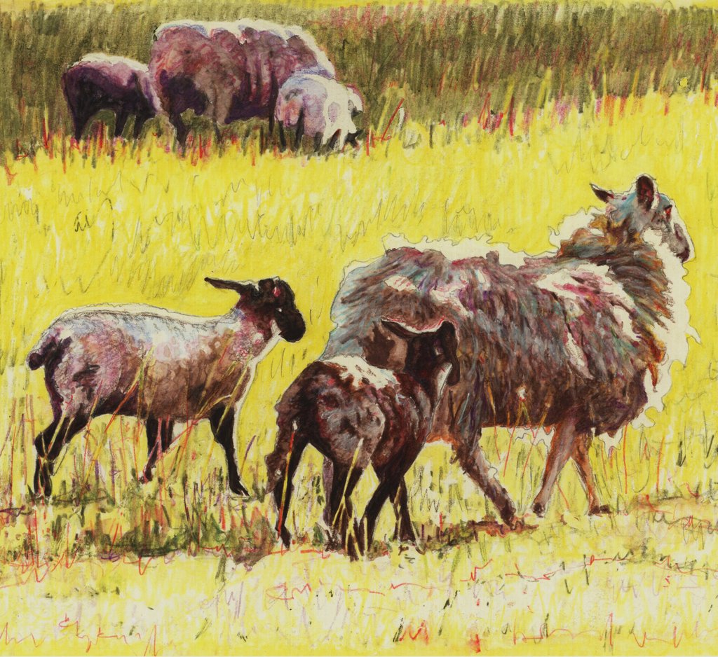 Detail of Following, 2011 by Helen White