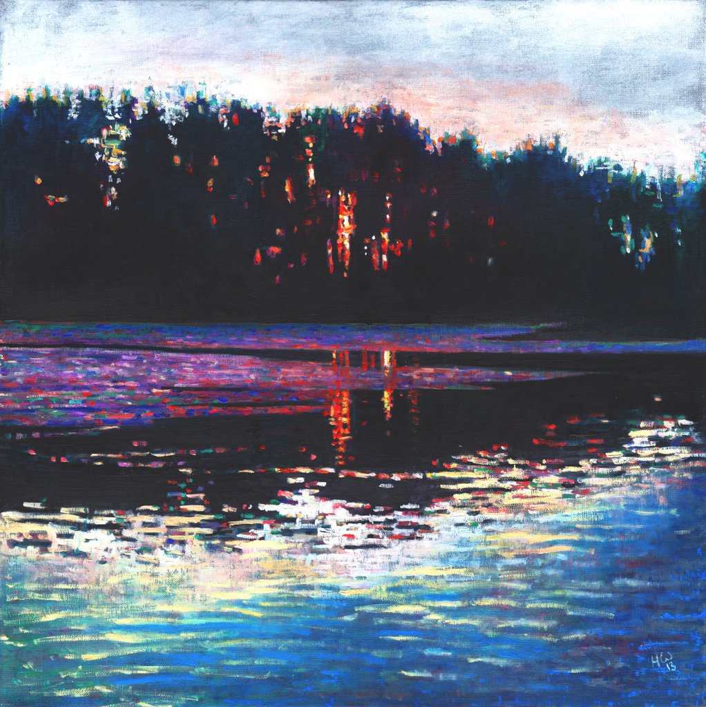 Detail of Stillness in the Midst, 2013 by Helen White