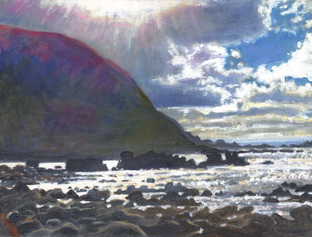 Detail of Light Rolling In, 2013 by Helen White