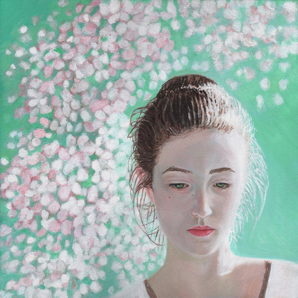 Detail of Portrait of a Girl Blossoming, 2015 by Helen White