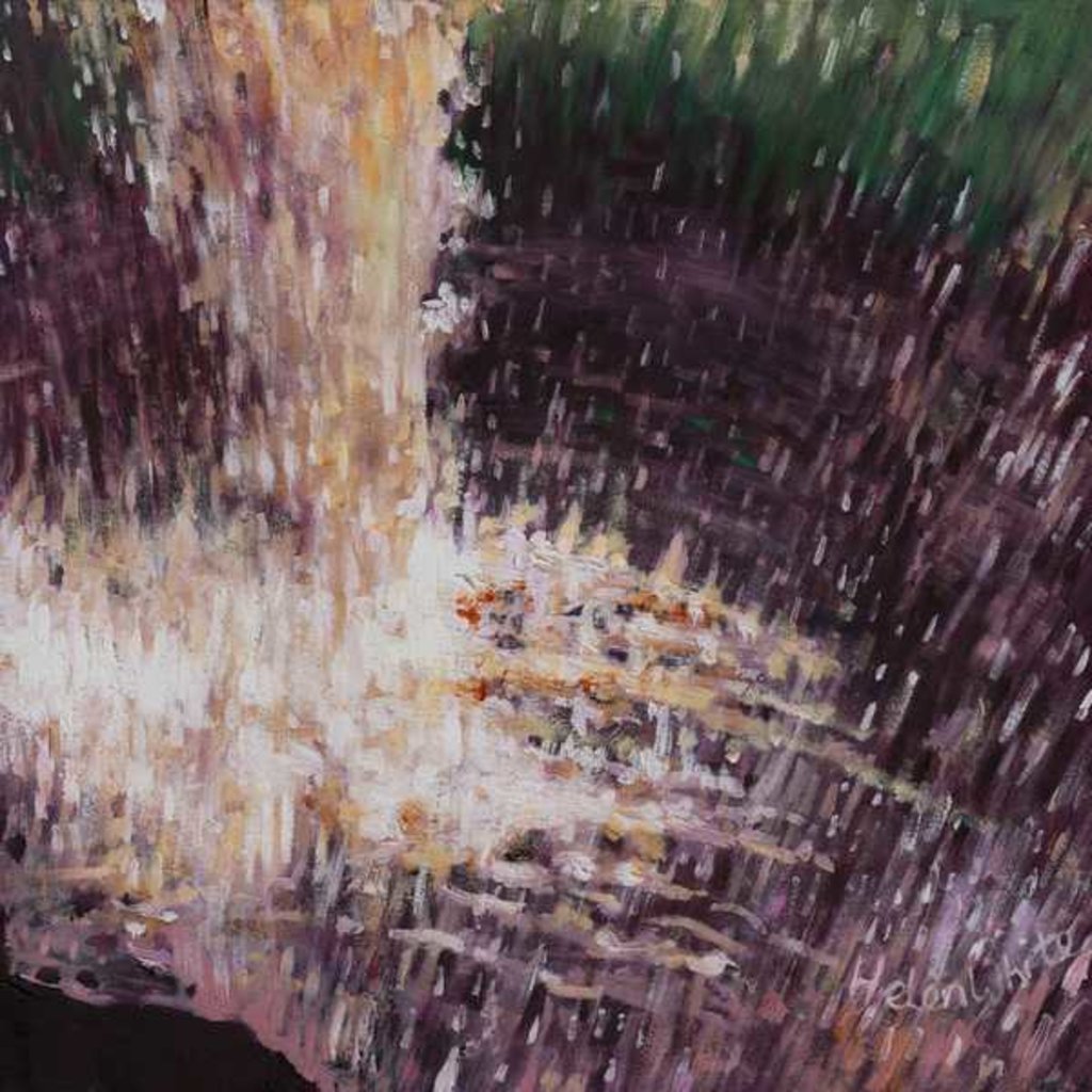 Detail of Waterfall II, 2016 by Helen White