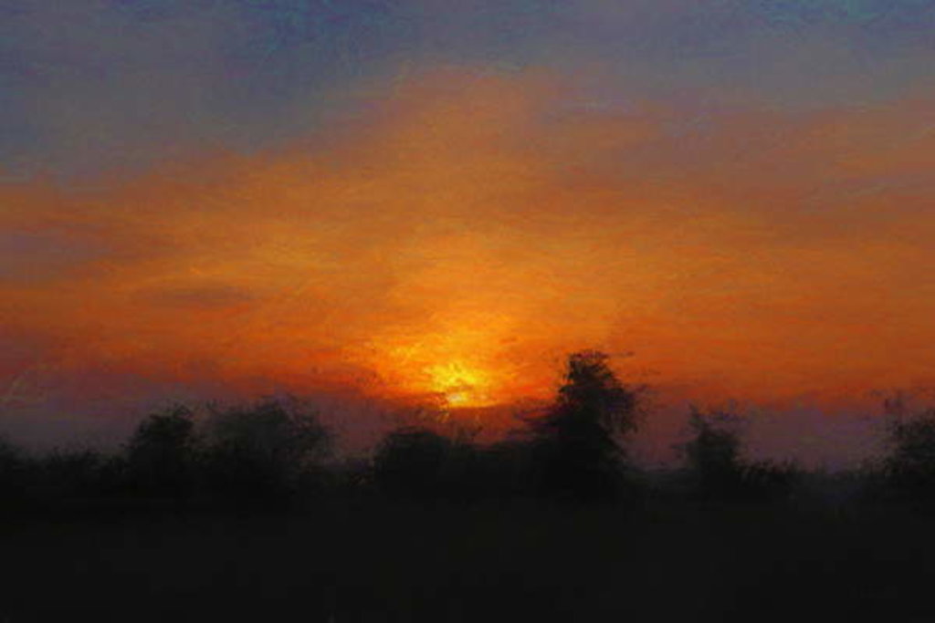 Detail of The Gloaming, 2018 by Helen White