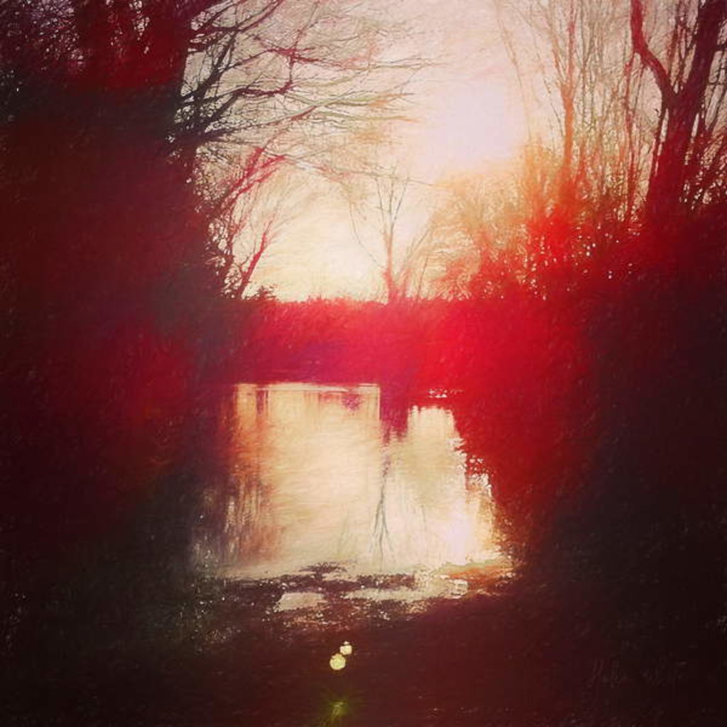 Detail of River Ford, 2018 by Helen White