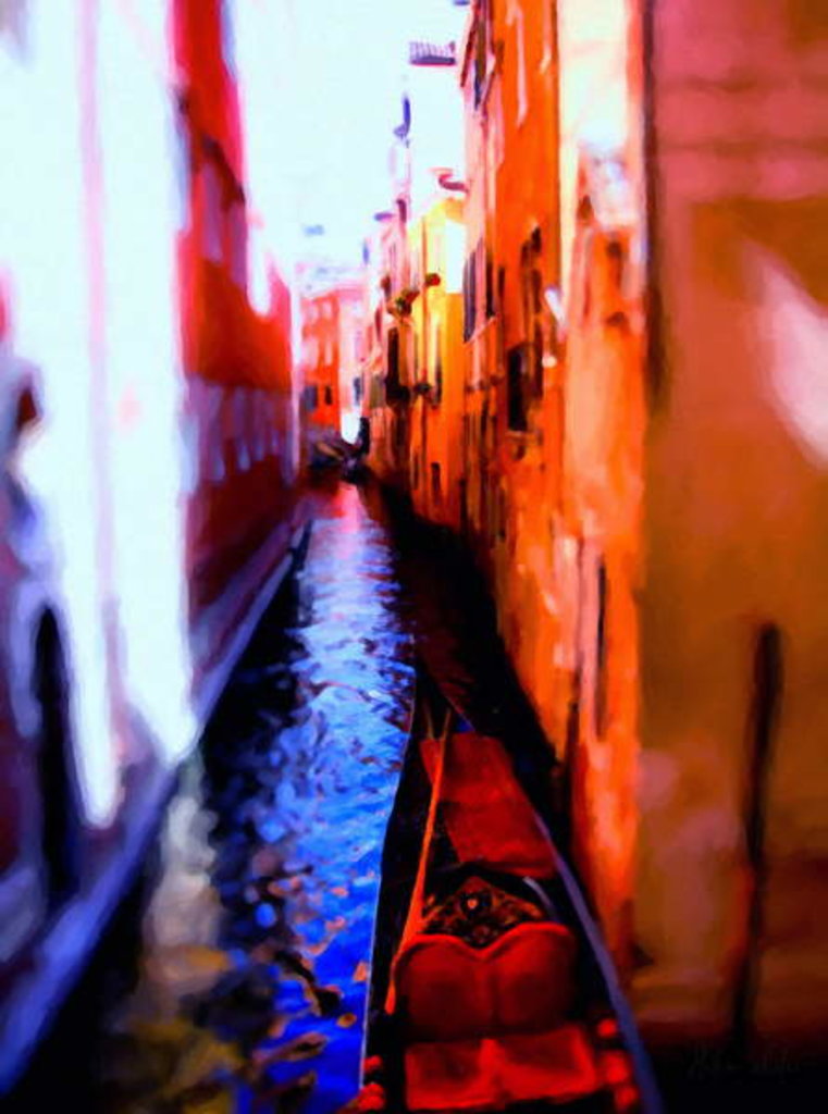 Detail of Tiny Canal, 2018 by Helen White