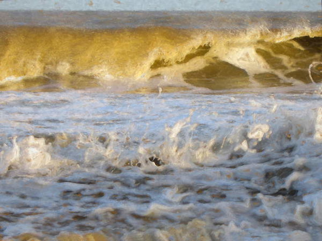 Detail of Rolling In, 2018 by Helen White