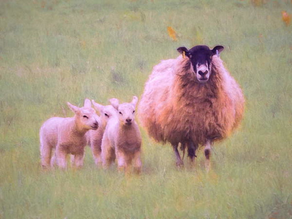 Detail of Triplets, 2018 by Helen White