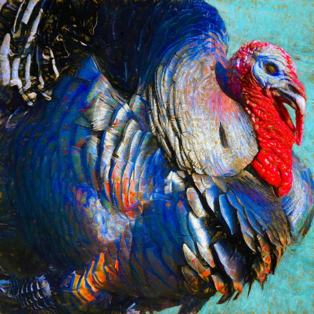 Detail of Turkey Lurky, 2018 by Helen White
