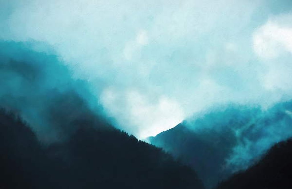 Detail of Moutain Pass, 2019 by Helen White