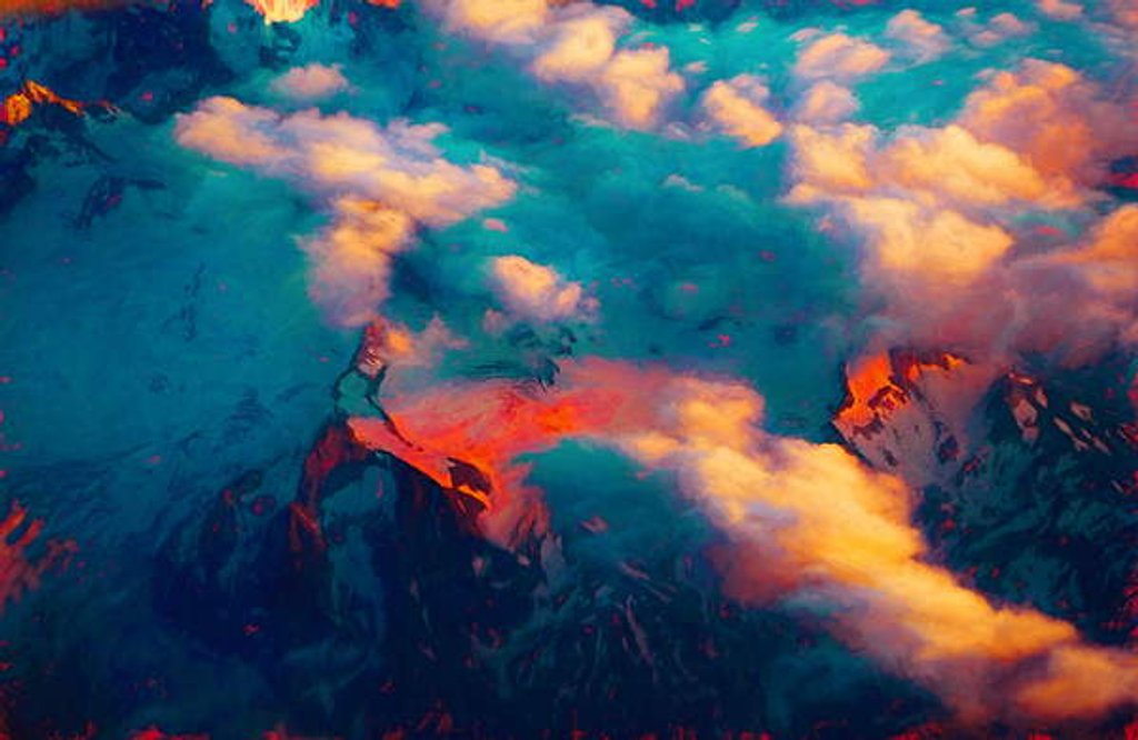 Detail of Radiant Peak, 2019 by Helen White