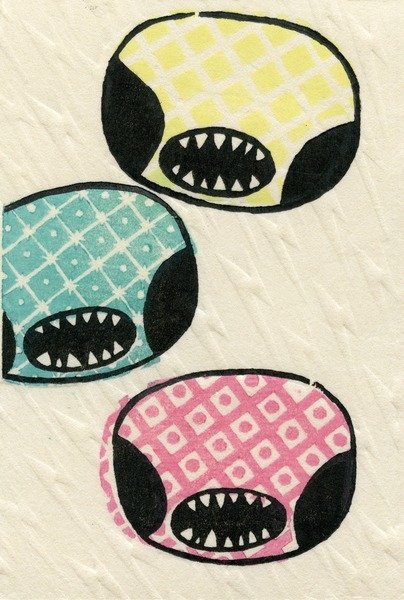 Detail of China Monsters, 2012, by Bella Larsson