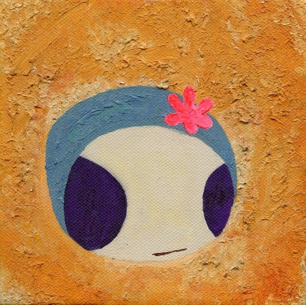 Detail of Taking a Bath, 2005 by Bella Larsson