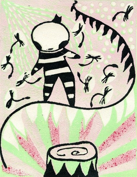 Detail of At the Circus, 2010 by Bella Larsson