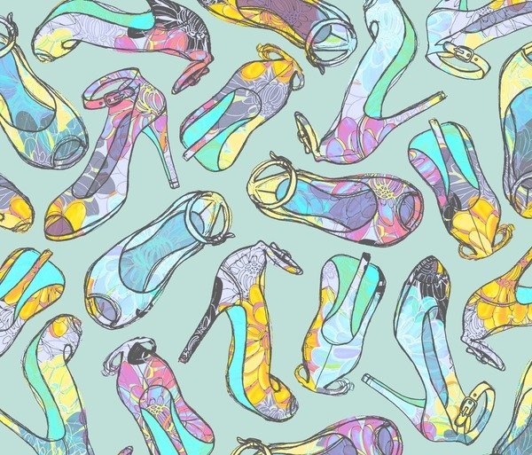 Detail of High Heels, 2012 by Laurence Lavallee