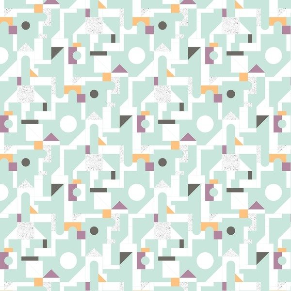 Detail of Building Blocks - blue, 2013 by Laurence Lavallee