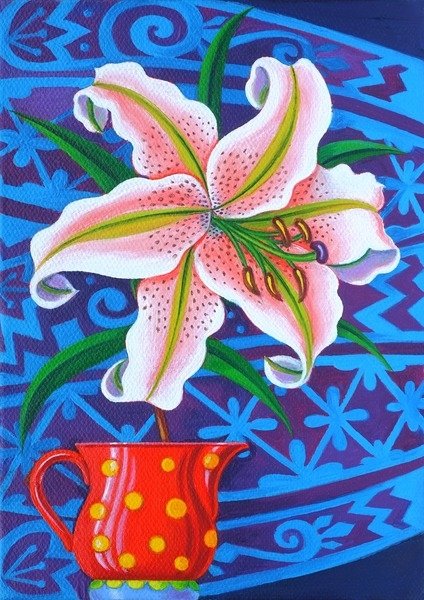 Detail of Lily, 2014 by Jane Tattersfield