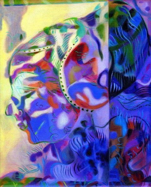 Detail of The golden light of morning, 2011 by Jane Tattersfield