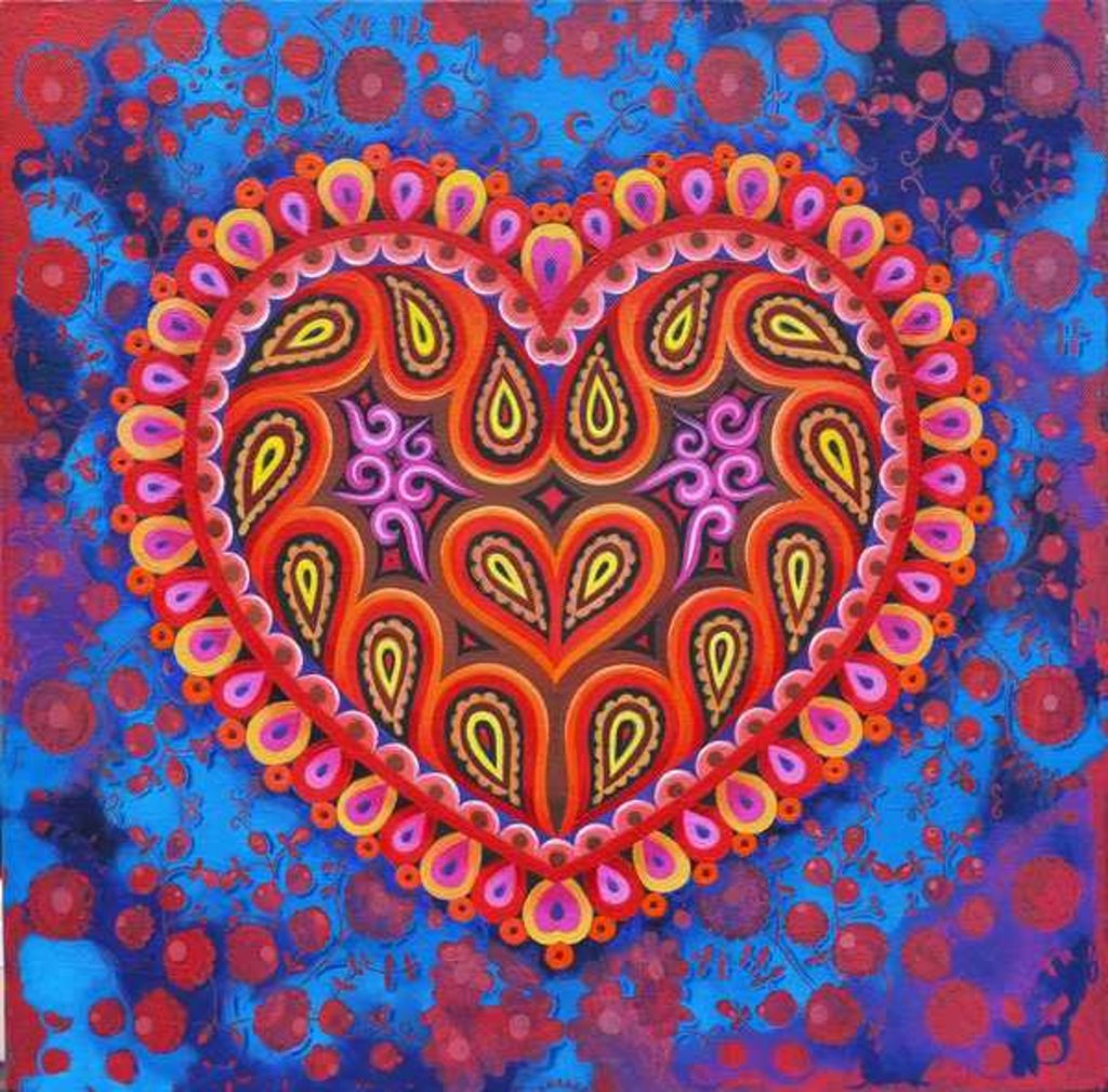 Detail of Heart, 2016 by Jane Tattersfield