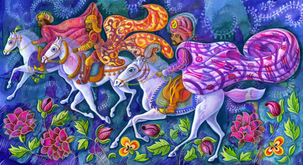 Detail of The Three Kings, 2008 by Jane Tattersfield