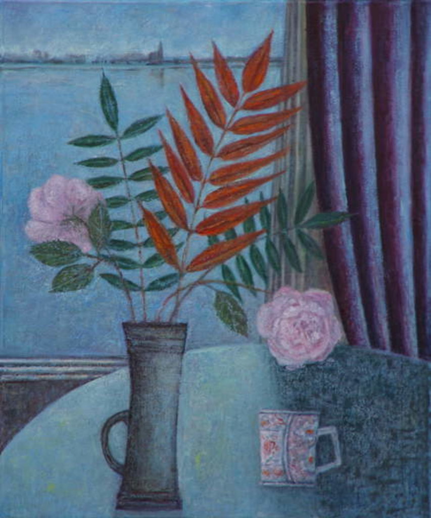 Detail of Les Dernieres Roses de M. de M., 2017 by Ruth Addinall