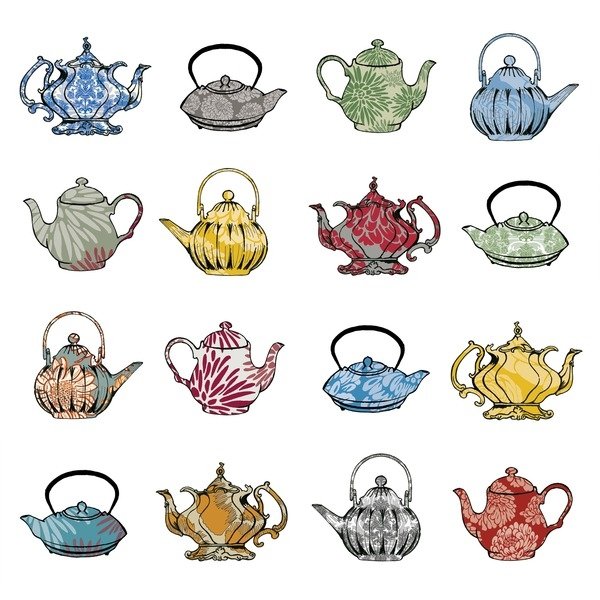 Detail of Anyone for tea?, 2012 by Sarah Hough