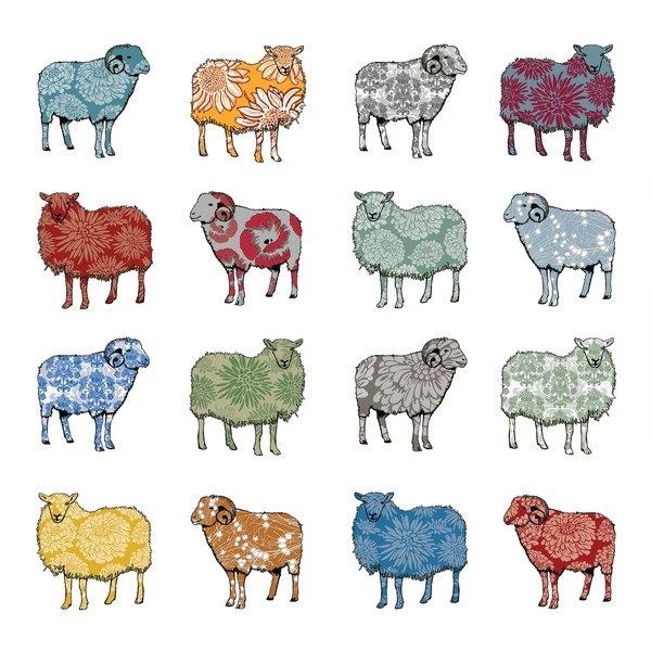 Detail of Baa Humbug, 2012 by Sarah Hough