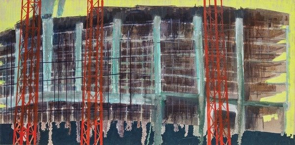 Detail of Work in Progress I, 2014 by Luke M Walker