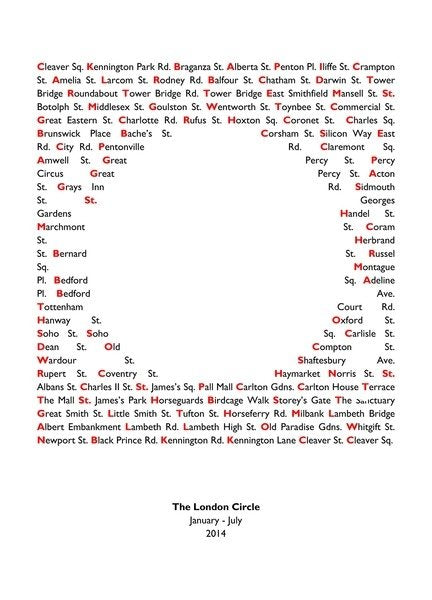 Detail of London Circle by Luke M Walker