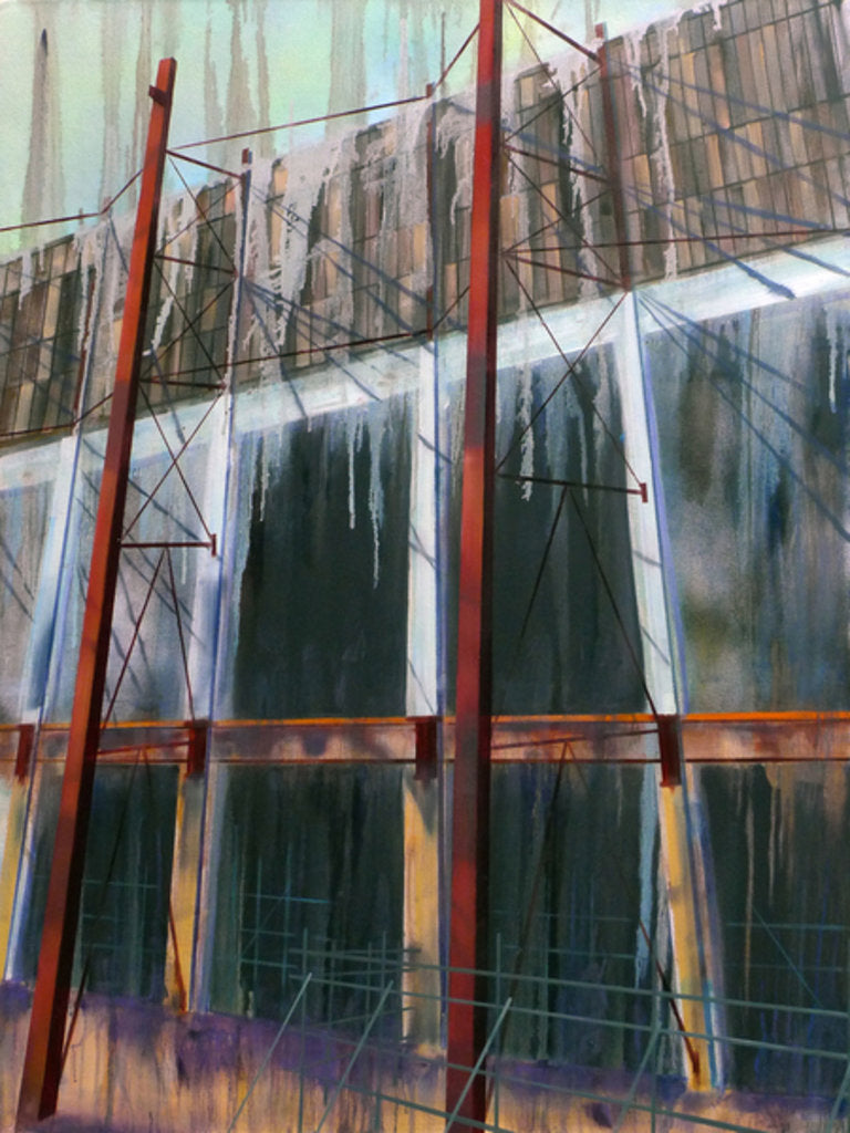 Detail of WorkinProgress 14, 2016 by Luke M Walker