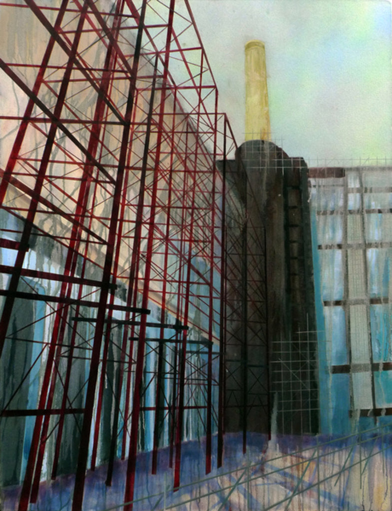 Detail of Work in Progress 15, 2016 by Luke M Walker