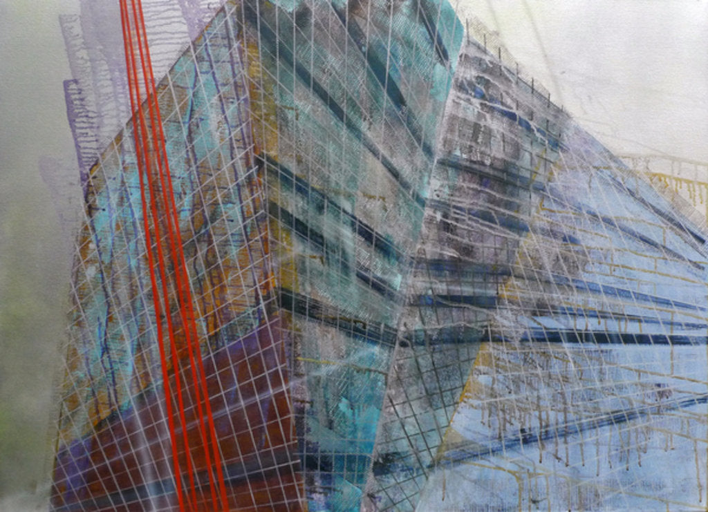 Detail of Metastructure VI, 2016 by Luke M Walker