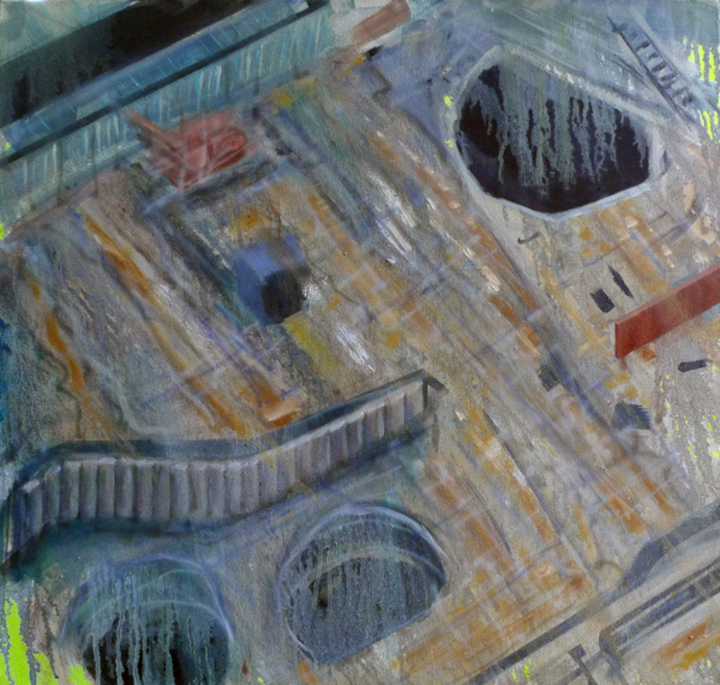 Detail of Metastructure V, 2015 by Luke M Walker