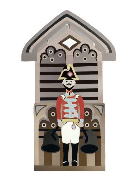 Detail of Quarterjack, 2014 by Isobel Barber