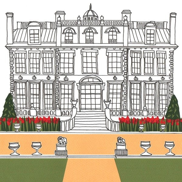 Detail of Kingston Lacy, 2014 by Isobel Barber