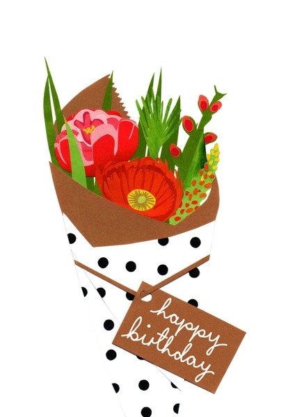 Detail of Birthday bouquet, 2014 by Isobel Barber