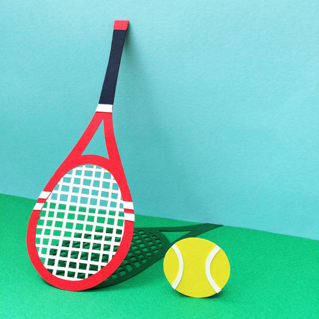 Detail of Tennis, 2016 by Isobel Barber