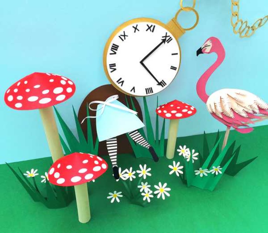 Detail of Curiouser and Curiouser, 2016 by Isobel Barber