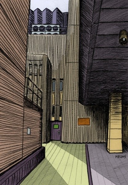 Detail of Hopton Street, SE1, 2015 by Matt Bannister