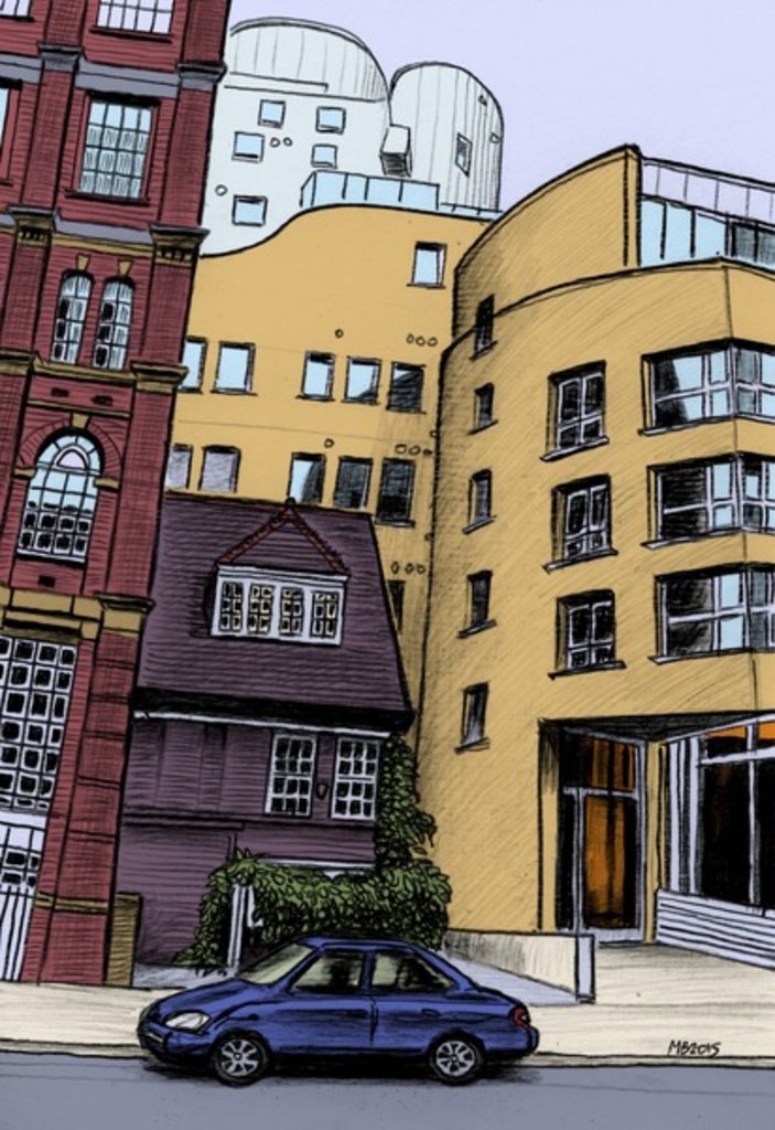 Detail of Hopton Street 2, SE1, 2015 by Matt Bannister