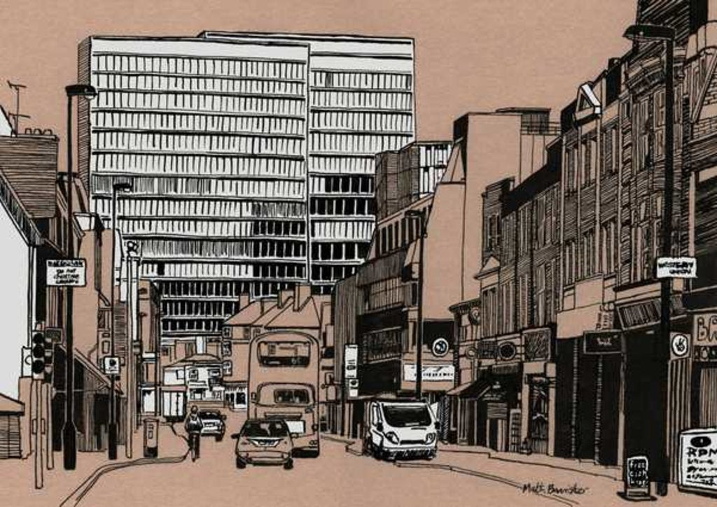 Detail of South End - Croydon, 2016 by Matt Bannister